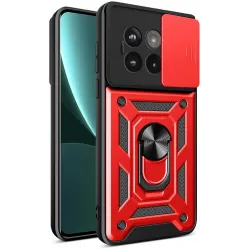 Coque arrière Phonesta CamShield pour OnePlus 13R - Rouge