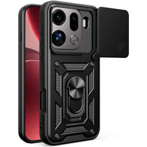 Coque arrière Phonesta CamShield pour Oppo Find X9 Pro - Noir