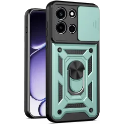 Coque arrière Phonesta CamShield pour OnePlus Nord 6 - Vert