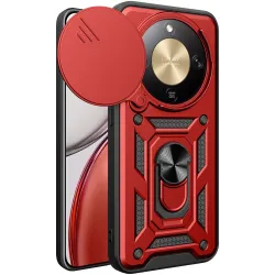 Coque arrière Phonesta CamShield pour HONOR Magic8 Lite - Rouge