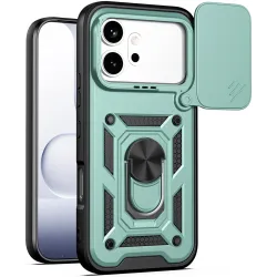 Coque arrière Phonesta CamShield pour HONOR 600/600 Pro - Vert