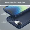 Coque arrière en silicone Phonesta Carbon pour Apple iPhone 17e/16e - Bleu 6