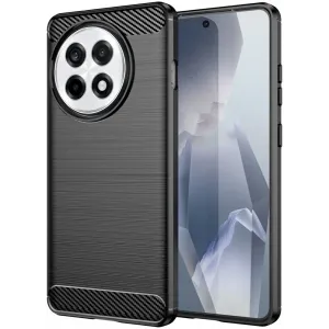 Coque arrière en silicone Phonesta Carbon pour OnePlus 13R - Noir