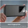 Coque arrière en silicone Phonesta Carbon pour Realme GT 7 Pro - Noir 5