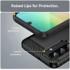 Coque arrière en silicone Phonesta Carbon pour Samsung Galaxy A26 - Noir 7
