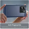 Coque arrière en silicone Phonesta Carbon pour Xiaomi Redmi Note 14 4G - Bleu 5
