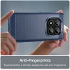 Coque arrière en silicone Phonesta Carbon pour Xiaomi Redmi Note 14 Pro 4G - Bleu 5