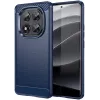 Coque arrière en silicone Phonesta Carbon pour Xiaomi Redmi Note 14 Pro 5G / Xiaomi Poco X7 - Bleu
