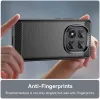 Coque arrière en silicone Phonesta Carbon pour Xiaomi Redmi Note 14 Pro 5G / Xiaomi Poco X7 - Noir 5