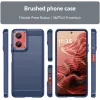Coque arrière en silicone Phonesta Carbon pour Motorola Moto G35 - Bleu 2