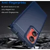 Coque arrière en silicone Phonesta Carbon pour Motorola Moto G35 - Bleu 3