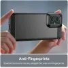 Coque arrière en silicone Phonesta Carbon pour Motorola Moto G55 - Noir 5