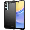 Coque arrière en silicone Phonesta Carbon pour Samsung Galaxy A16 - Noir