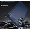 Coque arrière en silicone Phonesta Carbon pour Samsung Galaxy S24 FE - Bleu 2