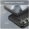 Coque arrière en silicone Phonesta Carbon pour Samsung Galaxy S24 FE - Noir 6