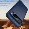 Coque arrière en silicone Phonesta Carbon pour Google Pixel 10 Pro XL - Bleu 3
