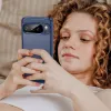 Coque arrière en silicone Phonesta Carbon pour Google Pixel 10 Pro XL - Bleu 7