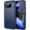 Coque arrière en silicone Phonesta Carbon pour Google Pixel 10 / 10 Pro - Bleu