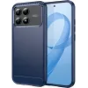 Coque arrière en silicone Phonesta Carbon pour Xiaomi Poco F8 Pro - Bleu 0
