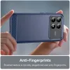 Coque arrière en silicone Phonesta Carbon pour Xiaomi Poco F8 Pro - Bleu 5