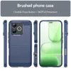 Coque arrière en silicone Phonesta Carbon pour HONOR 600 Lite - Bleu 1
