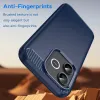 Coque arrière en silicone Phonesta Carbon pour HONOR 600 Lite - Bleu 2