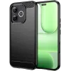 Coque arrière en silicone Phonesta Carbon pour HONOR 600 Lite - Noir 0