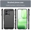 Coque arrière en silicone Phonesta Carbon pour HONOR 600 Lite - Noir 1