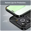Coque arrière en silicone Phonesta Carbon pour HONOR 600 Lite - Noir 5