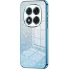 Coque arrière en silicone Phonesta Crystal Sparkle pour Xiaomi Redmi Note 14 Pro 5G / Xiaomi Poco X7 - Bleu
