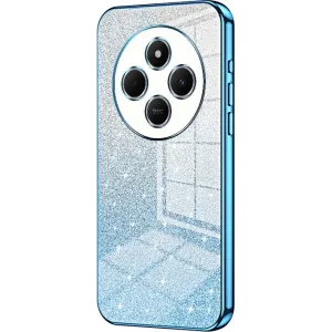 Coque arrière en silicone Phonesta Crystal Sparkle pour Xiaomi Redmi 14C / Xiaomi Poco C75 - Bleu
