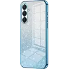 Coque arrière en silicone Phonesta Crystal Sparkle pour Samsung Galaxy A26 - Bleu