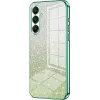 Coque arrière en silicone Phonesta Crystal Sparkle pour Samsung Galaxy A26 - Vert