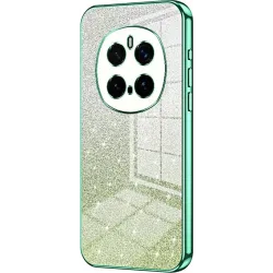 Coque arrière en silicone Phonesta Crystal Sparkle pour HONOR Magic7 Pro - Vert
