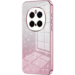 Coque arrière en silicone Phonesta Crystal Sparkle pour HONOR Magic7 Pro - Rose