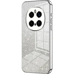 Coque arrière en silicone Phonesta Crystal Sparkle pour HONOR Magic7 Pro - Argent