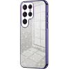 Coque arrière en silicone Phonesta Crystal Sparkle pour Samsung Galaxy S25 Ultra - Violet