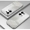 Coque arrière en silicone Phonesta Crystal Sparkle pour Oppo Reno13 - Argent 2
