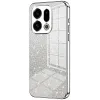 Coque arrière en silicone Phonesta Crystal Sparkle pour Oppo Find X9 - Argent