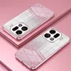 Coque arrière en silicone Phonesta Crystal Sparkle pour Oppo Find X9 Pro - Rose 2