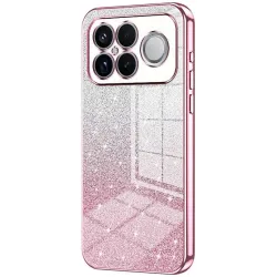 Coque arrière en silicone Phonesta Crystal Sparkle pour Xiaomi Poco F8 Ultra - Rose