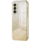 Coque arrière en silicone Phonesta Crystal Sparkle pour Samsung Galaxy A37 - Or