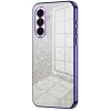 Coque arrière en silicone Phonesta Crystal Sparkle pour Samsung Galaxy A37 - Violet