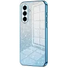 Coque arrière en silicone Phonesta Crystal Sparkle pour Samsung Galaxy A57 - Bleu