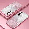Coque arrière en silicone Phonesta Crystal Sparkle pour Samsung Galaxy A57 - Rose 2