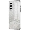 Coque arrière en silicone Phonesta Crystal Sparkle pour Samsung Galaxy A57 - Argent