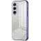 Coque arrière en silicone Phonesta Crystal Sparkle pour Samsung Galaxy S25 FE - Violet