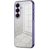Coque arrière en silicone Phonesta Crystal Sparkle pour Samsung Galaxy S26 - Violet