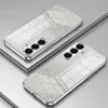 Coque arrière en silicone Phonesta Crystal Sparkle pour Samsung Galaxy S26 Plus - Argent 2