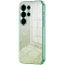 Coque arrière en silicone Phonesta Crystal Sparkle pour Samsung Galaxy S26 Ultra - Vert